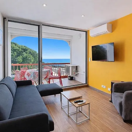 Appartamento Cocon Vue Mer&plage à Pied 100m - Parking - Wifi *