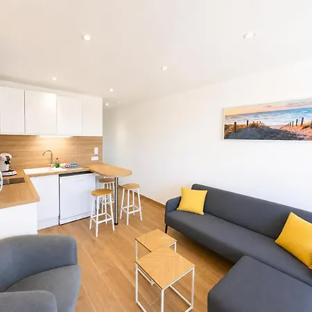 Appartamento Cocon Vue Mer&plage à Pied 100m - Parking - Wifi *